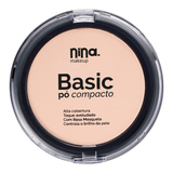Pó Compacto Basic - Cor 1 - Nina Makeup