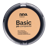 Pó Compacto Basic - Cor 3 - Nina Makeup