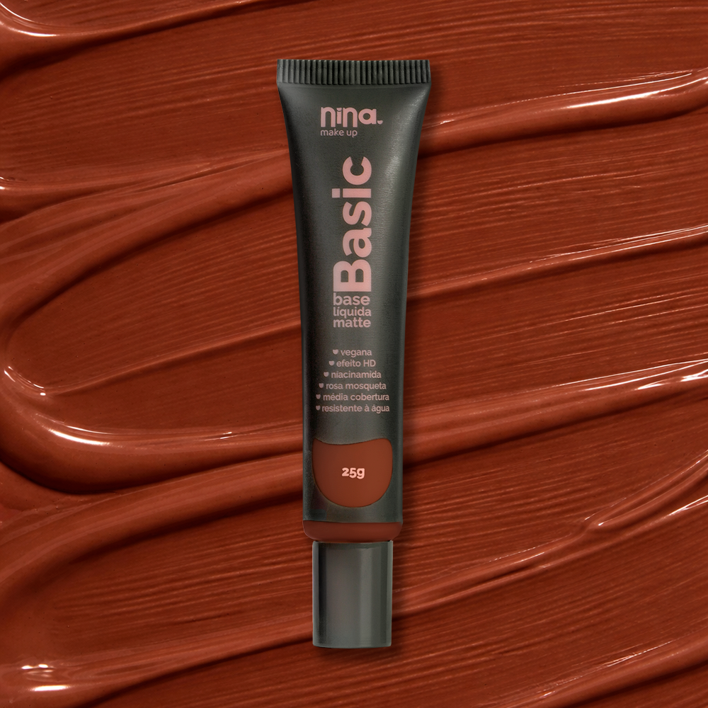 Base Líquida Basic – Cor 14 – Nina Makeup