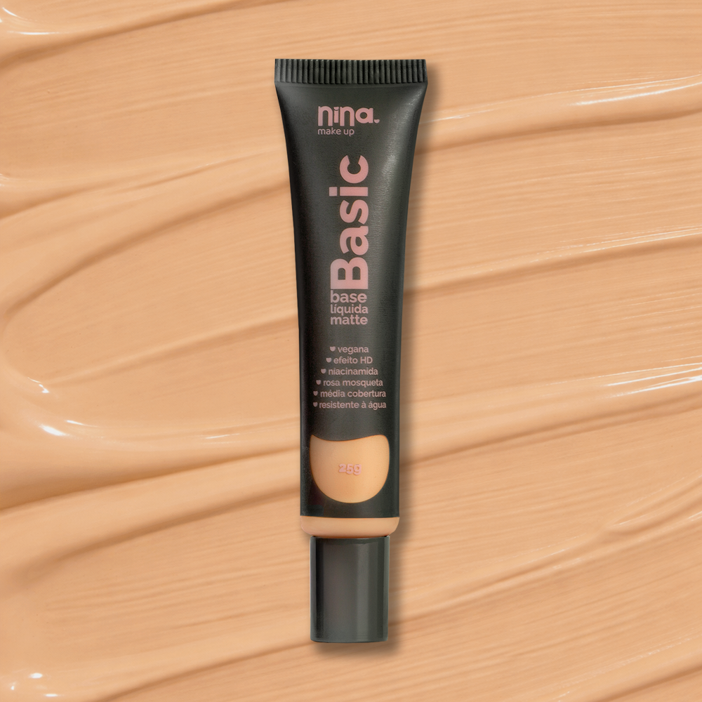 Base Líquida Basic – Cor 05 – Nina Makeup
