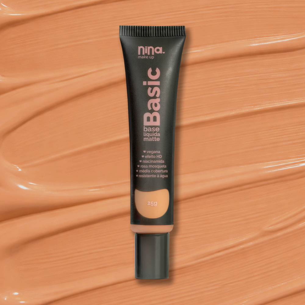 Base Líquida Basic – Cor 06 – Nina Makeup