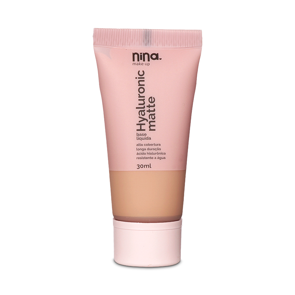 Base Hyaluronic Matte – Cor 2.5 – Nina Makeup – NINA MAKEUP OFICIAL Base Hyaluronic Matte – Cor 2.5 – Nina Makeup – NINA MAKEUP OFICIAL