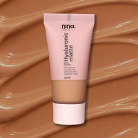 Base Hyaluronic Matte – Cor 5 – Nina Makeup