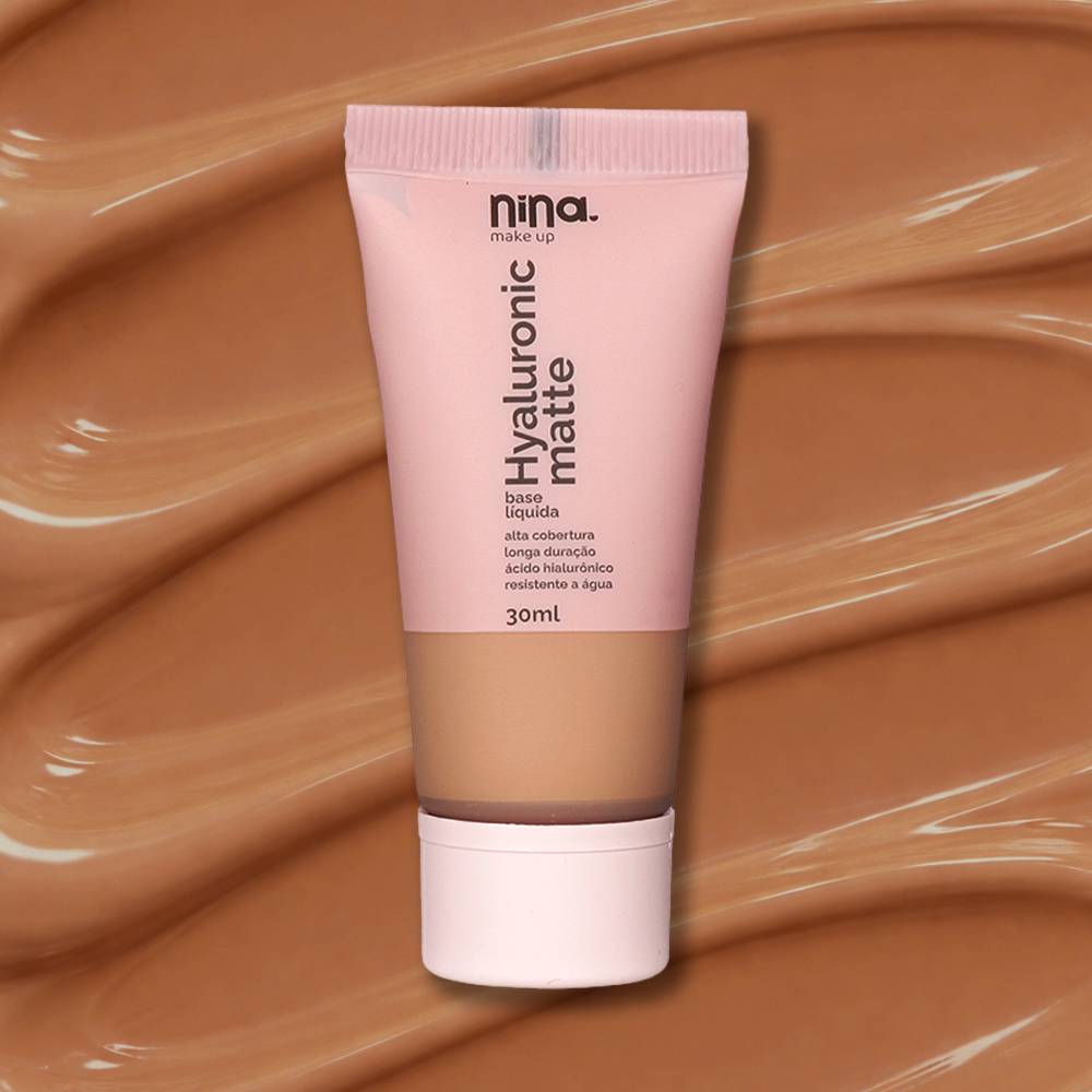 Base Hyaluronic Matte – Cor 5 – Nina Makeup