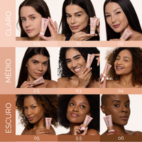 Base Hyaluronic Matte – Cor 3 – Nina Makeup