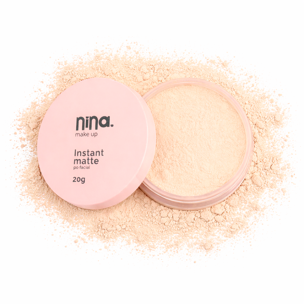 Pó Solto Instant Matte – Cor 01 - Nina Makeup