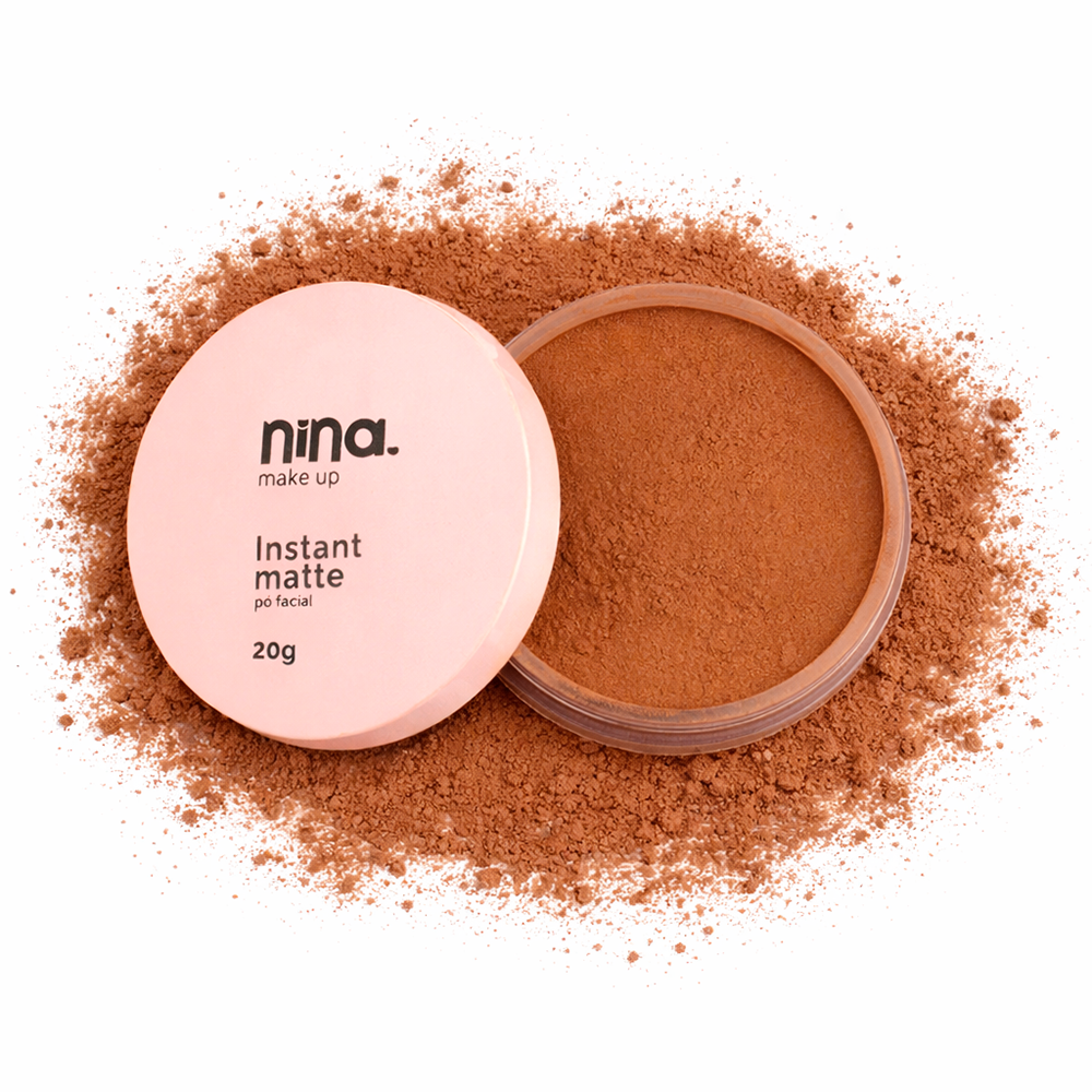 Pó Solto Instant Matte – Cor 03 - Nina Makeup