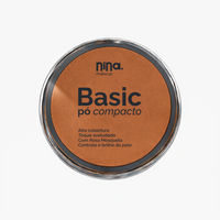 Pó Compacto Basic - Cor 8 - Nina Makeup