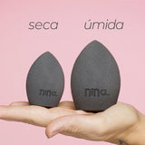 ESPONJA FACIAL CINZA - NINA MAKEUP