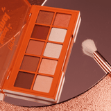 Kit Paleta de Sombras Explosão de Caramelo Sweet Caramel + Pincel para Esfumar Sombra